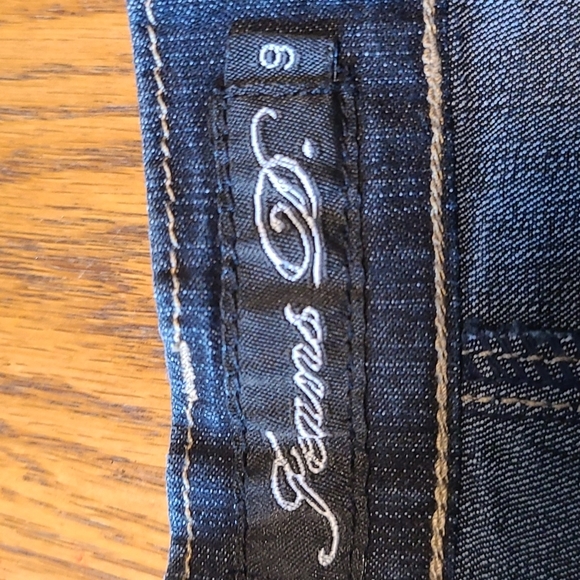 Jeans D Embellished Long Denim Skirt - Size 9 - Picture 4 of 10